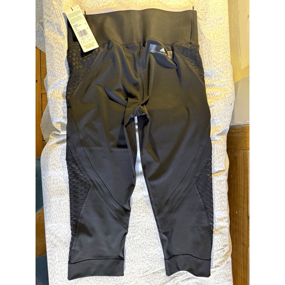 New adidas Stella McCartney Climacool size M Cropped Black Compression leggings